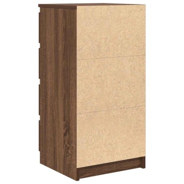 vidaXL Ντουλάπι καφέ δρυς 37,5x35x76cm Κατασκευασμένο ξύλο 1 τεμ.
