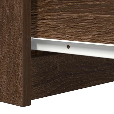 vidaXL Ντουλάπι καφέ δρυς 37,5x35x76cm Κατασκευασμένο ξύλο 1 τεμ.