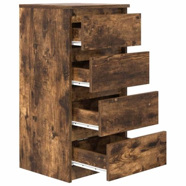 vidaXL Ντουλάπι Καπνιστή δρυς 37,5x35x76cm Κατασκευασμένο ξύλο 1 τεμ.