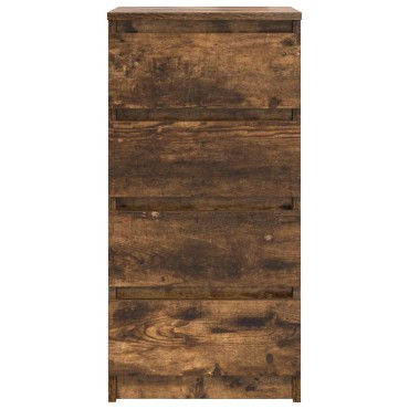 vidaXL Ντουλάπι Καπνιστή δρυς 37,5x35x76cm Κατασκευασμένο ξύλο 1 τεμ.