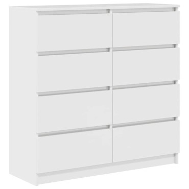 vidaXL Ντουλάπι Λευκό 100x35x99cm Επεξεργασμένο Ξύλο 1 τεμ.