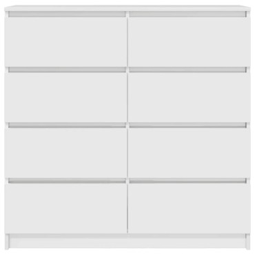 vidaXL Ντουλάπι Λευκό 100x35x99cm Επεξεργασμένο Ξύλο 1 τεμ.