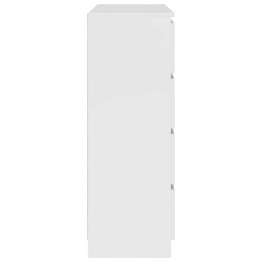 vidaXL Ντουλάπι Λευκό 100x35x99cm Επεξεργασμένο Ξύλο 1 τεμ.