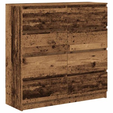 vidaXL Ντουλάπι Παλιό Ξύλο 100x35x99cm από Επεξεργασμένο Ξύλο 1 τεμ.