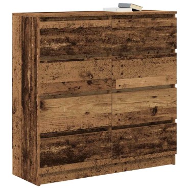 vidaXL Ντουλάπι Παλιό Ξύλο 100x35x99cm από Επεξεργασμένο Ξύλο 1 τεμ.