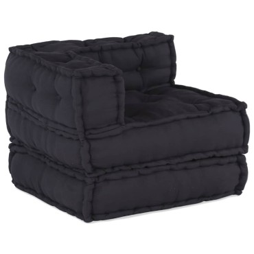 vidaXL Modular Pouffe Anthracite 70x70x54 ύφασμα 70x70x54 cm