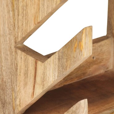 vidaXL Βάση για Skateboard Επιτοίχια 25x20x30 εκ. Μασίφ Ξύλο Μάνγκο