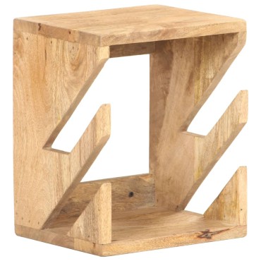 vidaXL Βάση για Skateboard Επιτοίχια 25x20x30 εκ. Μασίφ Ξύλο Μάνγκο