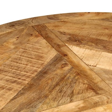 vidaXL Τραπεζαρία 110x75cm από Μασίφ Ακατέργαστο Ξύλο Μάνγκο 1 τεμ.