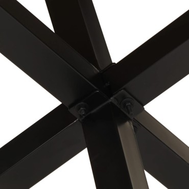 vidaXL Τραπεζαρία 110x75cm από Μασίφ Ακατέργαστο Ξύλο Μάνγκο 1 τεμ.