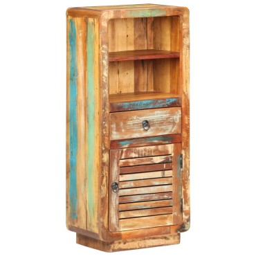vidaXL Ντουλάπι με Συρτάρι/Ράφια 45x32x110cm Μασίφ Ανακυκλωμένο Ξύλο 1 τεμ.