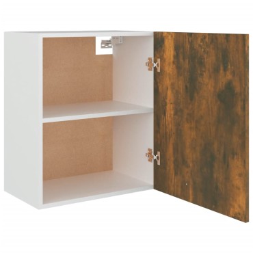 vidaXL Ντουλάπι Κρεμαστό Lyon Καπνιστή Δρυς 50x31x60cm 1 τεμ.