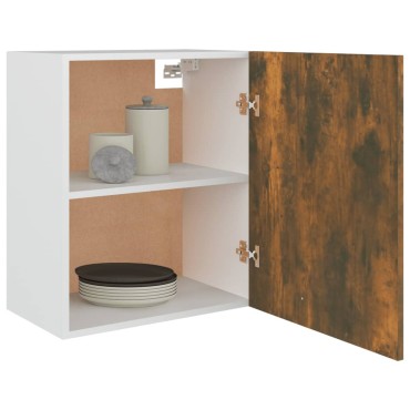 vidaXL Ντουλάπι Κρεμαστό Lyon Καπνιστή Δρυς 50x31x60cm 1 τεμ.