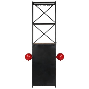 vidaXL Κάβα Κρασιών με Όψη Τρακτέρ 49x31x172cm από Μασίφ Ξύλο Μάνγκο 1 τεμ.