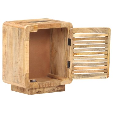vidaXL Κομοδίνο 40x30x50cm από Ακατέργαστο Ξύλο Μάνγκο 1 τεμ.