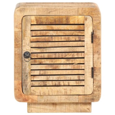 vidaXL Κομοδίνο 40x30x50cm από Ακατέργαστο Ξύλο Μάνγκο 1 τεμ.