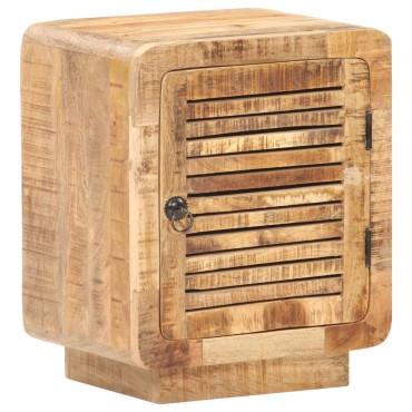 vidaXL Κομοδίνο 40x30x50cm από Ακατέργαστο Ξύλο Μάνγκο 1 τεμ.