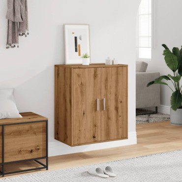 vidaXL Παπουτσοθήκη Τεχνίτης Δρυς 60x35x70cm από Επεξεργασμένο Ξύλο