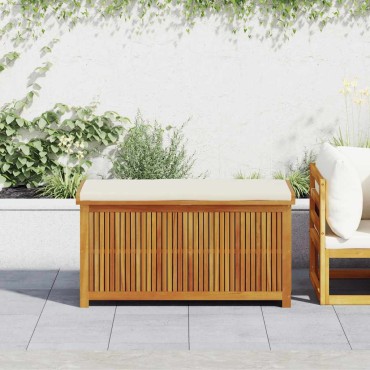 vidaXL Κουτί Μαξιλαριών Εξ. Χώρου 113x50x60,5cm Μασίφ Ξύλο Ακακίας
