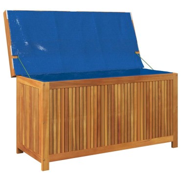 vidaXL Κουτί Μαξιλαριών Εξ. Χώρου 113x50x60,5cm Μασίφ Ξύλο Ακακίας
