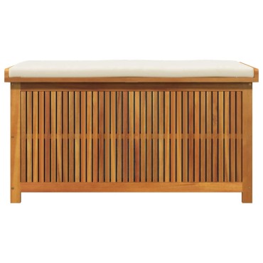 vidaXL Κουτί Μαξιλαριών Εξ. Χώρου 113x50x60,5cm Μασίφ Ξύλο Ακακίας