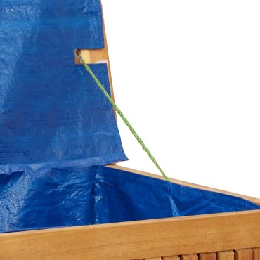 vidaXL Κουτί Μαξιλαριών Εξ. Χώρου 113x50x60,5cm Μασίφ Ξύλο Ακακίας
