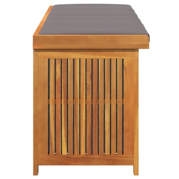 vidaXL Κουτί Μαξιλαριών Εξ. Χώρου 150x50x60,5cm Μασίφ Ξύλο Ελάτης