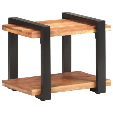 vidaXL Κομοδίνο 50x40x40cm από Μασίφ Ξύλο Ακακίας 1 τεμ.