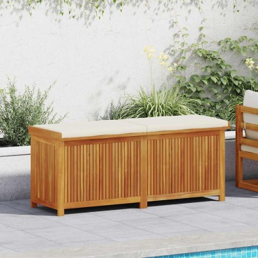 vidaXL Κουτί Μαξιλαριών Εξ. Χώρου 150x50x60,5cm Μασίφ Ξύλο Ελάτης