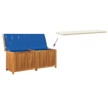 vidaXL Κουτί Μαξιλαριών Εξ. Χώρου 150x50x60,5cm Μασίφ Ξύλο Ελάτης