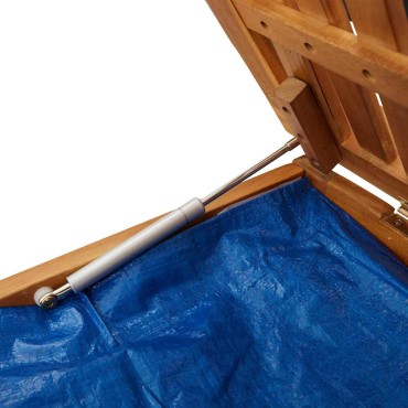 vidaXL Κουτί Μαξιλαριών Εξ. Χώρου 150x50x60,5cm Μασίφ Ξύλο Ελάτης