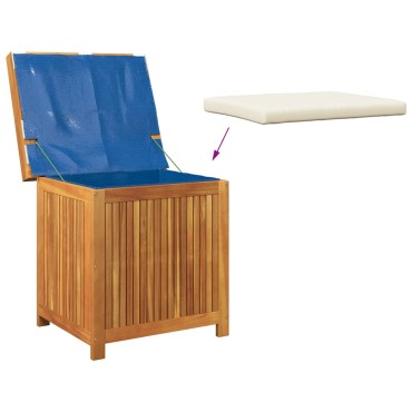 vidaXL Κουτί Μαξιλαριών Εξ. Χώρου 60x50x61cm Μασίφ Ξύλο Ακακίας