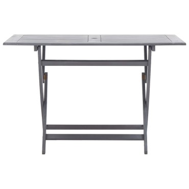vidaXL Τραπέζι Κήπου Πτυσσόμενο 120x70x75cm Μασίφ Ξύλο Ακακίας 1 τεμ.