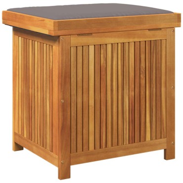 vidaXL Κουτί Μαξιλαριών Εξ. Χώρου 60x50x61cm Μασίφ Ξύλο Ακακίας