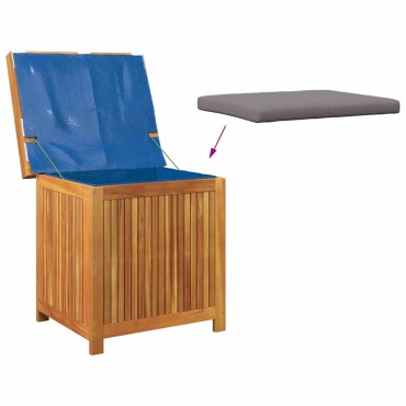 vidaXL Κουτί Μαξιλαριών Εξ. Χώρου 60x50x61cm Μασίφ Ξύλο Ακακίας