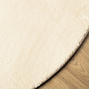 vidaXL Χαλί HUARTE με Κοντό Πέλος Μαλακό/ Πλενόμενο Κρεμ