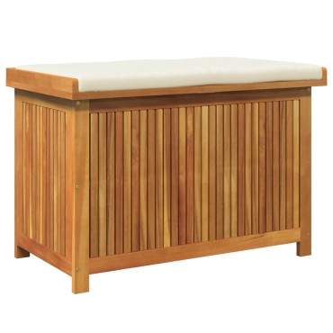 vidaXL Κουτί Μαξιλαριών Εξ. Χώρου 90x50x60,5cm Μασίφ Ξύλο Ακακίας