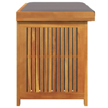 vidaXL Κουτί Μαξιλαριών Εξ. Χώρου 90x50x60,5cm Μασίφ Ξύλο Ακακίας