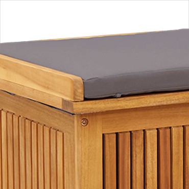 vidaXL Κουτί Μαξιλαριών Εξ. Χώρου 90x50x60,5cm Μασίφ Ξύλο Ακακίας