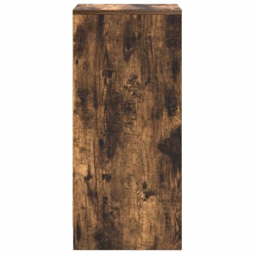 vidaXL Sideboard Καπνιστή δρυς 29,5x34x76cm Κατασκευασμένο ξύλο 1 τεμ.