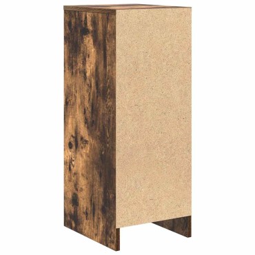 vidaXL Sideboard Καπνιστή δρυς 29,5x34x76cm Κατασκευασμένο ξύλο 1 τεμ.