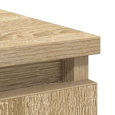 vidaXL Συρταριέρα με Συρτάρια Sonoma Δρυς 71x35x84cm από Επεξ. Ξύλο 1 τεμ.