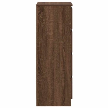 vidaXL Ντουλάπι Καφέ Δρυς 37,5x35x99cm Επεξεργασμένο Ξύλο 1 τεμ.