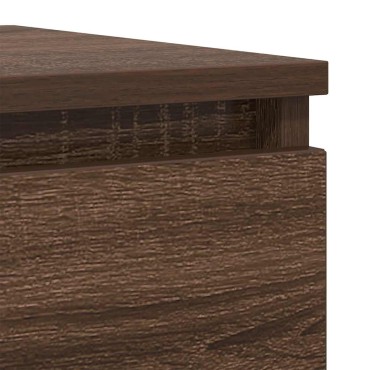 vidaXL Ντουλάπι Καφέ Δρυς 37,5x35x99cm Επεξεργασμένο Ξύλο 1 τεμ.