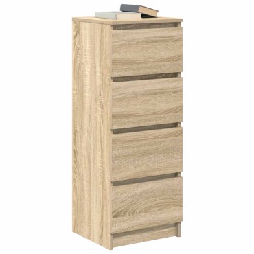 vidaXL Ντουλάπι Sonoma Δρυς 37,5x35x99cm από Επεξεργασμένο Ξύλο 1 τεμ.