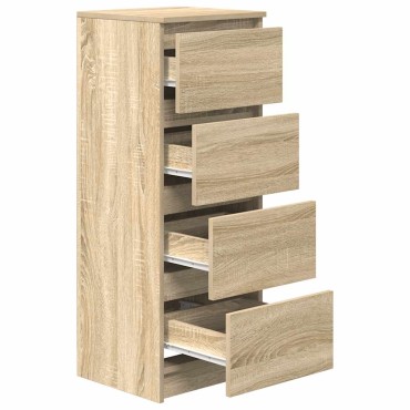 vidaXL Ντουλάπι Sonoma Δρυς 37,5x35x99cm από Επεξεργασμένο Ξύλο 1 τεμ.