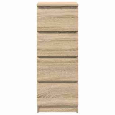 vidaXL Ντουλάπι Sonoma Δρυς 37,5x35x99cm από Επεξεργασμένο Ξύλο 1 τεμ.