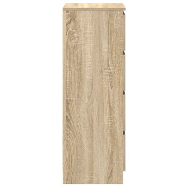 vidaXL Ντουλάπι Sonoma Δρυς 37,5x35x99cm από Επεξεργασμένο Ξύλο 1 τεμ.