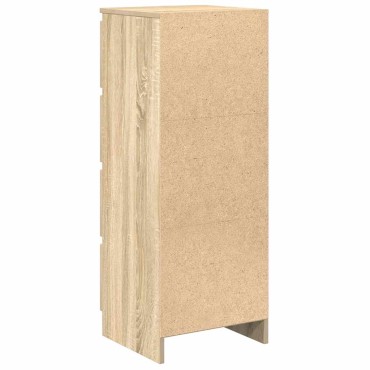 vidaXL Ντουλάπι Sonoma Δρυς 37,5x35x99cm από Επεξεργασμένο Ξύλο 1 τεμ.