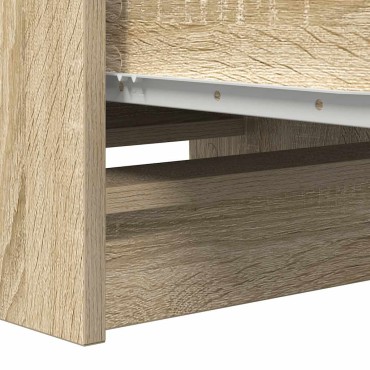 vidaXL Ντουλάπι Sonoma Δρυς 37,5x35x99cm από Επεξεργασμένο Ξύλο 1 τεμ.